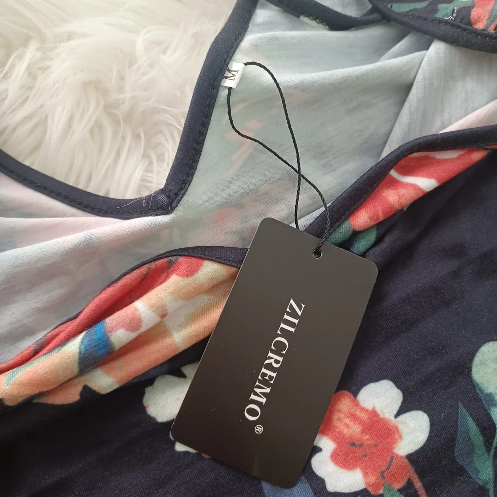 {Zilcremo} Short Sleeve Maxi Dress - Picture 3 of 7
